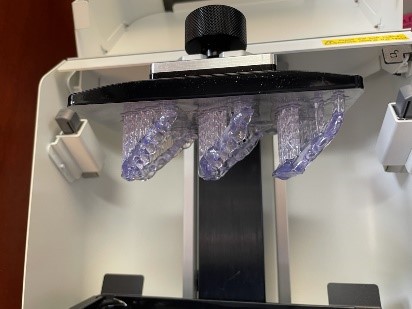 3D Printed Splints on the Whip Mix VeriEKO Courtesy of Dr. John Cranham